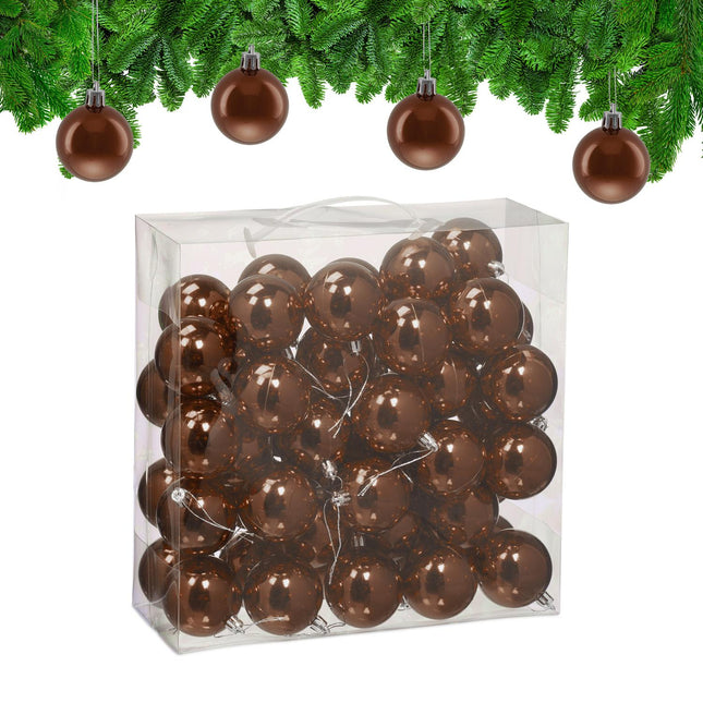 Ensemble de 50 boules de Noël brillantes