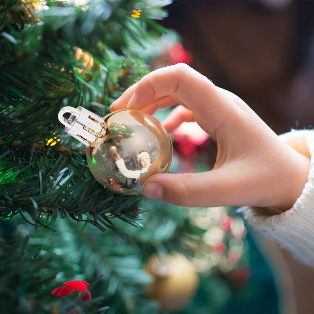Weihnachtsbaumkugeln Set, 96 Plastik-Dekorationen