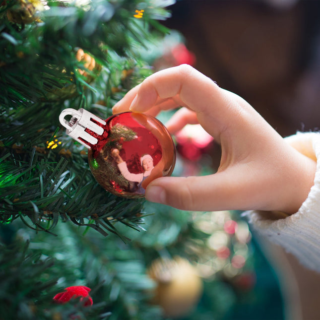 Ensemble de 96 boules de Noël en plastique