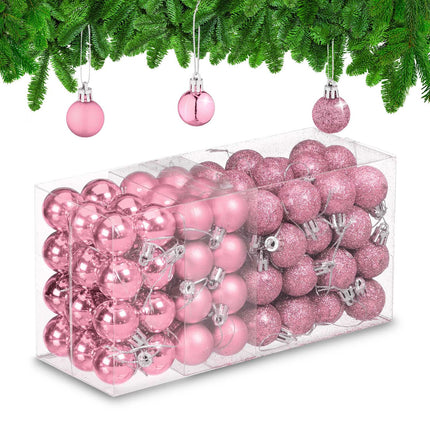 Ensemble de 96 boules de Noël en plastique