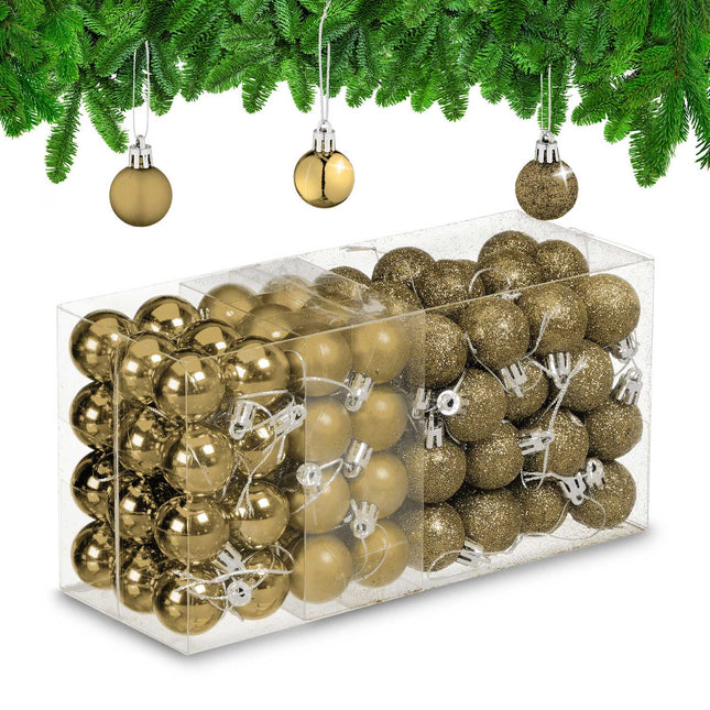 Ensemble de 96 boules de Noël en plastique