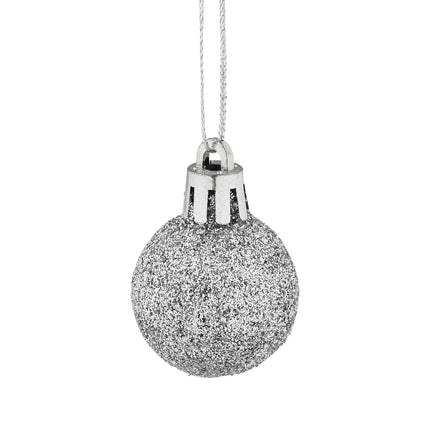 Weihnachtsbaumkugeln Set, 96 Plastikkugeln