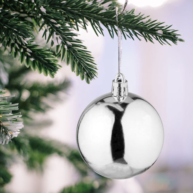Weihnachtsbaumkugeln Set, Matt & Glänzend, 100er-Pack
