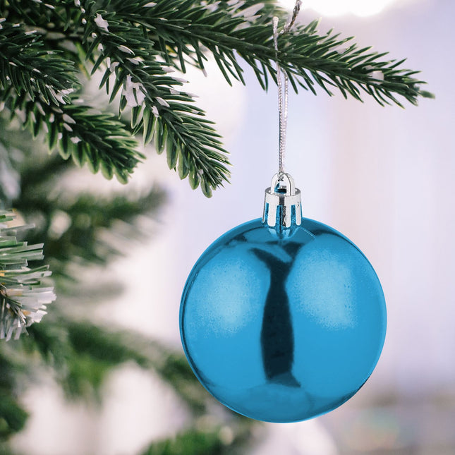 Lot de 100 boules de Noël, finition mate et brillante