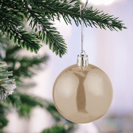 Lot de 100 boules de Noël, finition mate et brillante