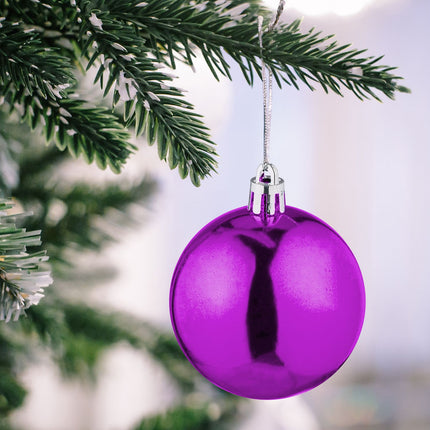 Ensemble de boules de Noël, finition mate et brillante, paquet de 50