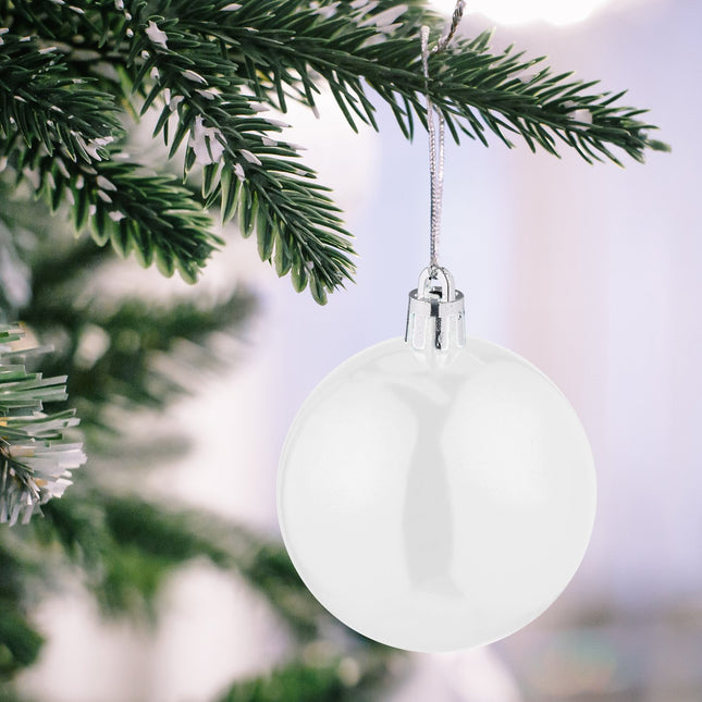 Ensemble de boules de Noël, finition mate et brillante, paquet de 50