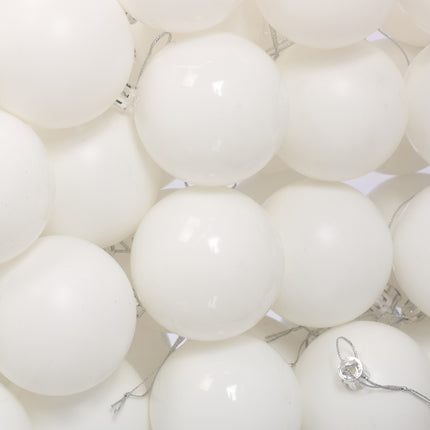 Ensemble de boules de Noël, finition mate et brillante, paquet de 50