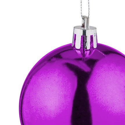 Ensemble de boules de Noël, finition mate et brillante, paquet de 50