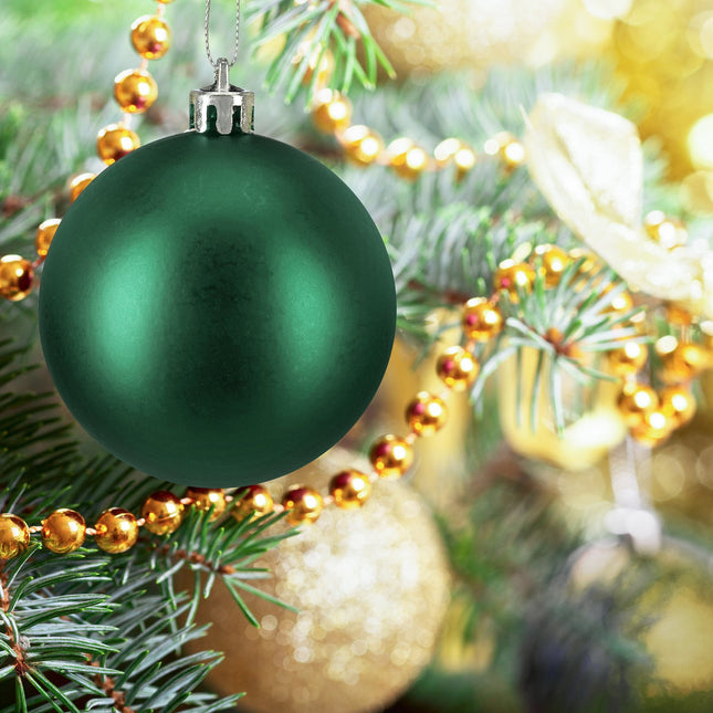 Ensemble de boules de Noël, finition mate/brillante/pailletée