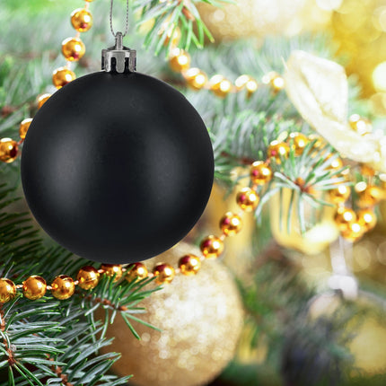 Weihnachtskugel-Set, matt/glänzend/glitzernd