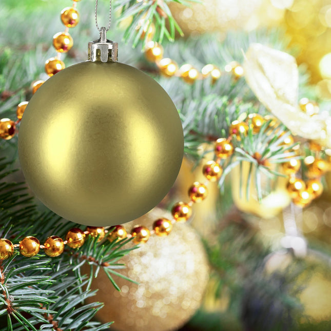 Weihnachtsbaumkugel-Set, matt/glänzend/glitzernd