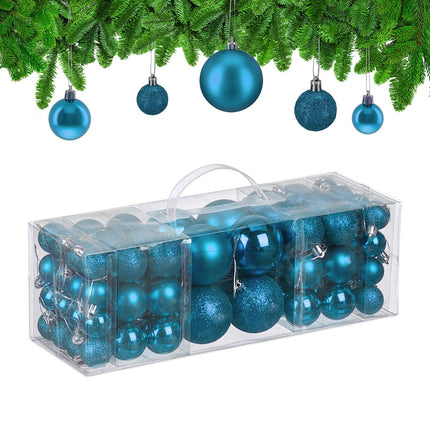 Weihnachtsbaumkugel-Set, Matt/Glänzend/Glitzernd