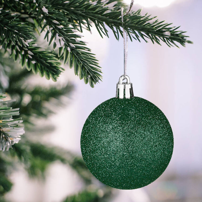 Ensemble de décorations pour sapin de Noël, 101 boules en plastique