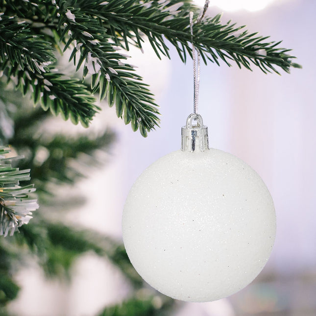 Ensemble de décorations pour sapin de Noël, 101 boules en plastique