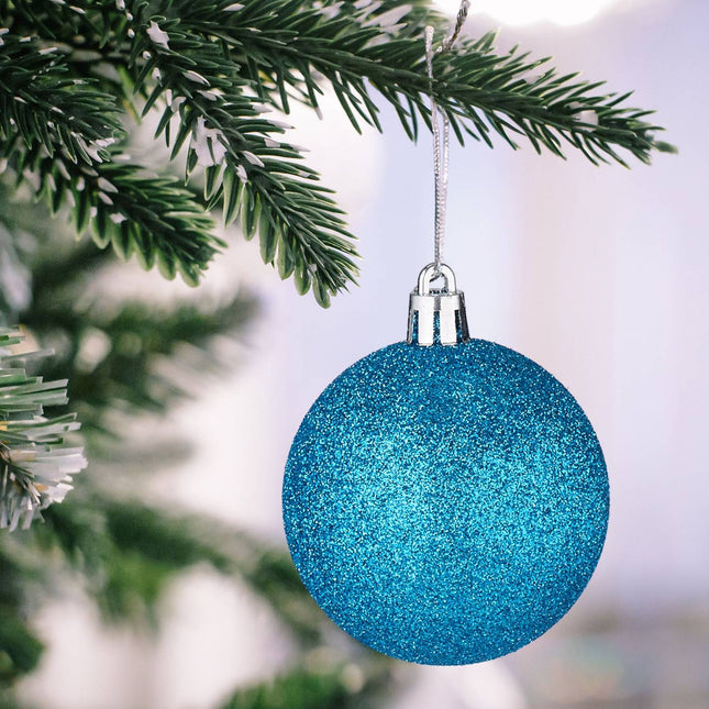 Ensemble de décorations pour sapin de Noël, 101 boules en plastique