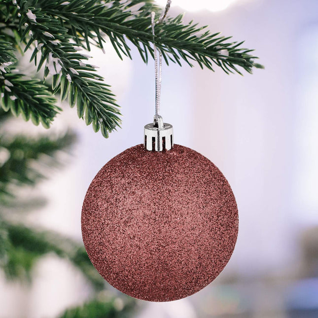 Ensemble de décorations pour sapin de Noël, 72 pièces, boules et décorations