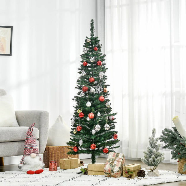 Sapin de Noël 1,5 m sapin artificiel avec support démontable, 294 branches, PVC vert Ø46 cm pour décoration festive