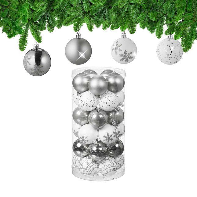 Boules de sapin de Noël, paquet de 30