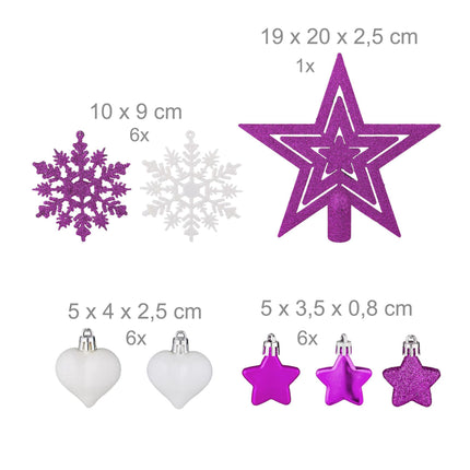 Christbaumkugeln im 101er Set