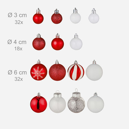 Christbaumkugeln im 101er Set