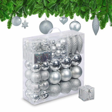 Boules de sapin de Noël en lot de 110 pièces