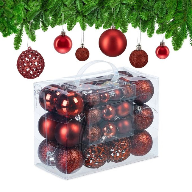 Christbaumkugeln im 50er Set