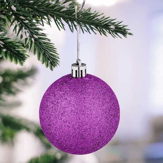 Boules de sapin de Noël dans un ensemble de 72 pièces