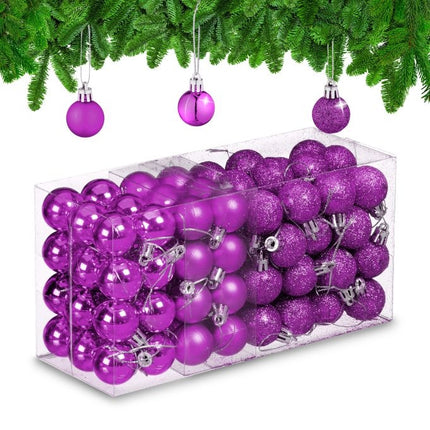 Boules de Noël dans un ensemble de 96 pièces