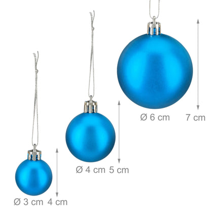 Christbaumkugeln im 100er Set