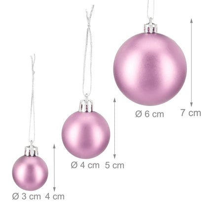 Christbaumkugeln im 100er Set