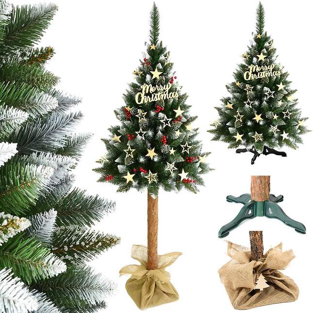 Sapin de Noël sur tronc - pin diamant 180cm
