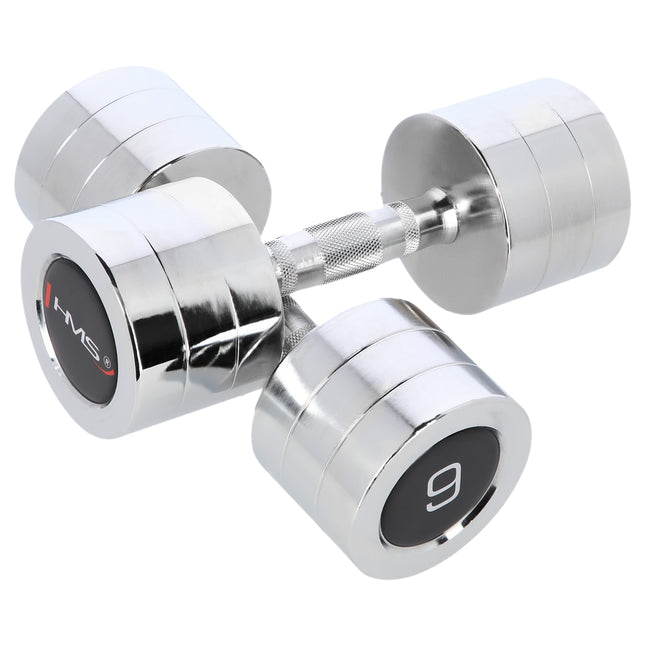 Chrom-Hantel-Set, 2 Stück