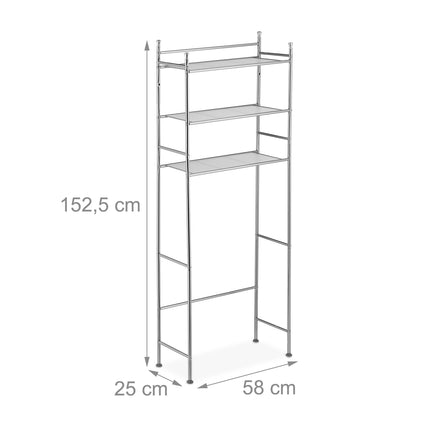 Support chromé pour machine à laver