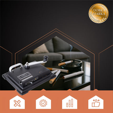 Machine de remplissage de cigarettes, manuelle, design compact