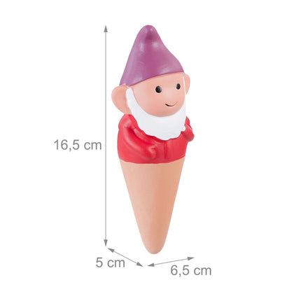 Lot de 4 cônes nains en argile