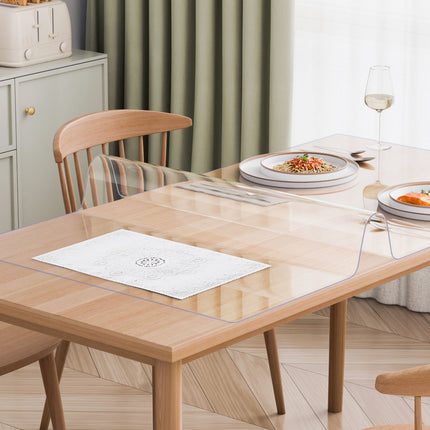 Clear PVC Table Protector, 36 x 48 in, 1.5 mm