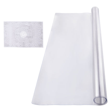 Clear PVC Table Protector, 36 x 48 in, 1.5 mm