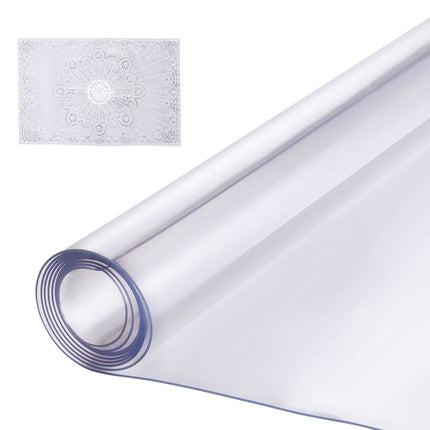 Clear PVC Table Protector, 36 x 48 in, 1.5 mm
