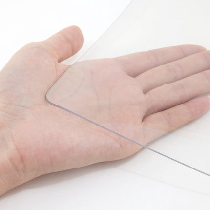 Clear PVC Table Protector, 96 x 42 In, 2mm Thick
