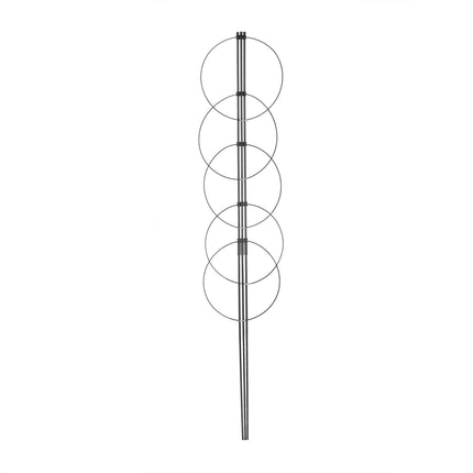 Rankhilfe 150 cm 2er-Set Schwarz