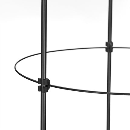 Rankhilfe 150 cm 2er-Set Schwarz