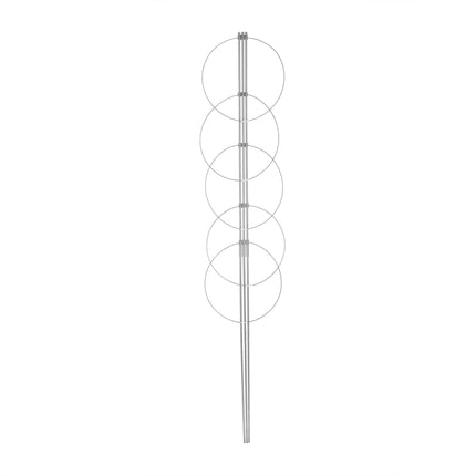 Aide à l'escalade 150 cm Lot de 2 Gris