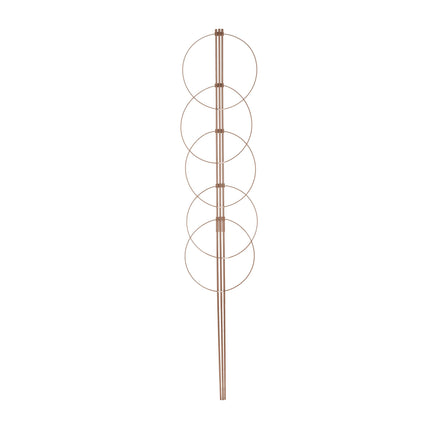 Support pour plantes grimpantes, 150 cm, lot de 2, marron