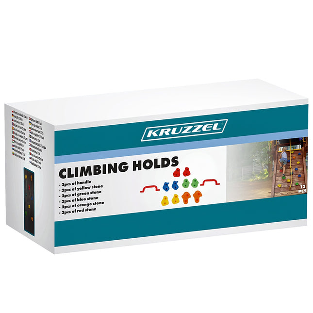 Klettergriffe 12 Stück Kruzzel 25394