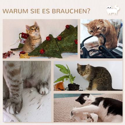 Mur d'escalade pour chats Ensemble de 7 murs d'escalade pour chats avec maison pour chat, plateforme, plateforme grise