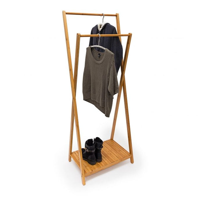 Clothes hanger in bamboo