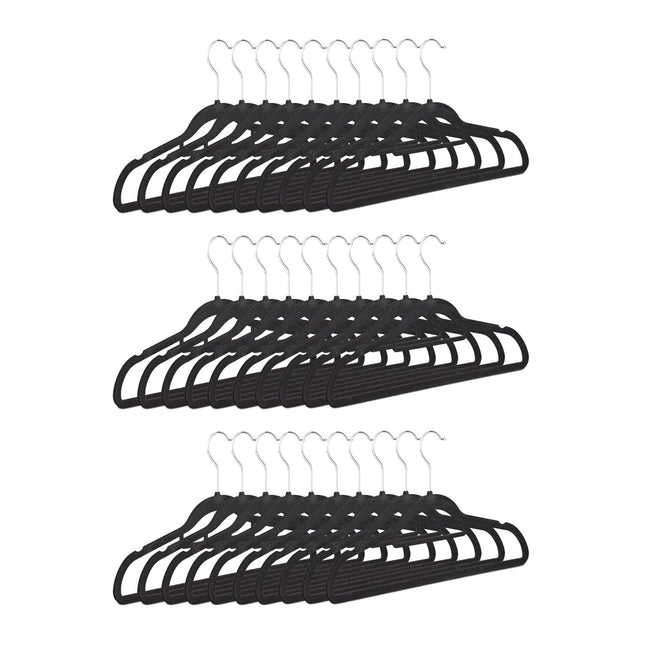 Cintres en bois, lot de 10