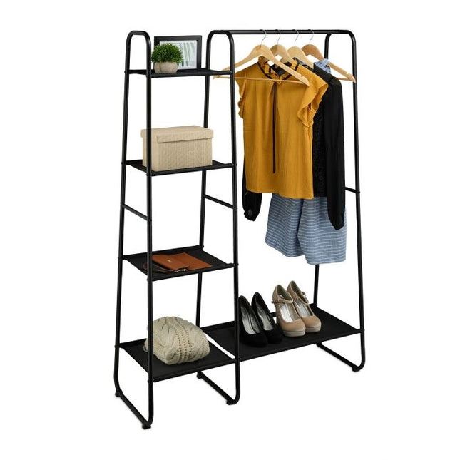 Clothes hanger with 5 compartments