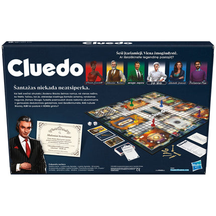 Cluedo Le jeu mystère classique (en langue lituanienne)
